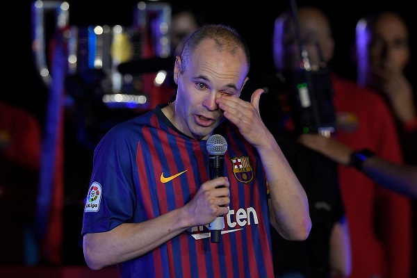 Andrés Iniesta ei ole koskaan saanut punaista korttia urallaan